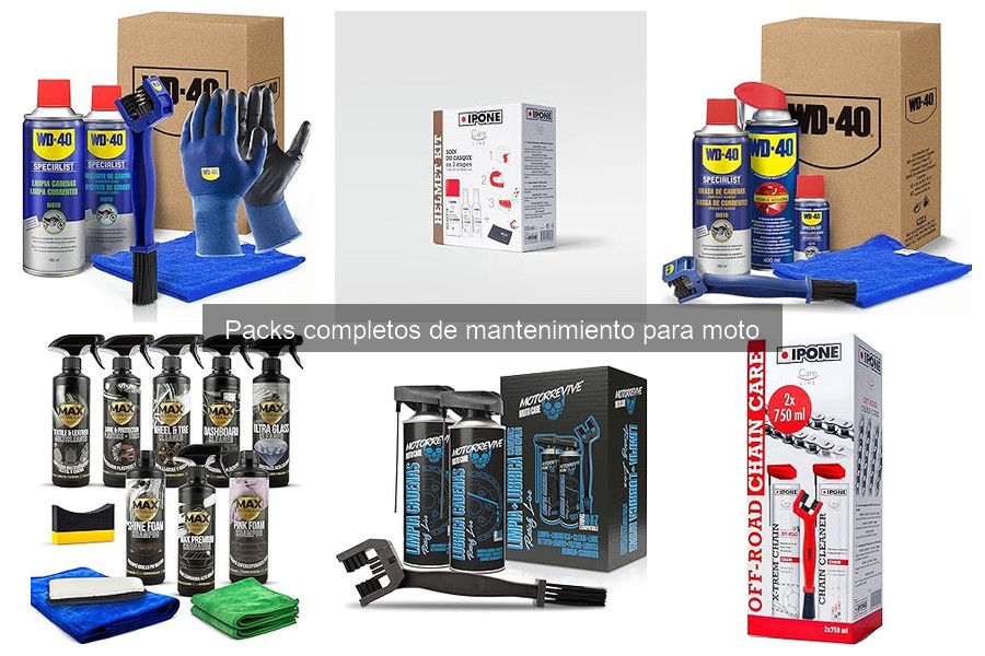 Beneficios de usar un pack completo de mantenimiento para moto