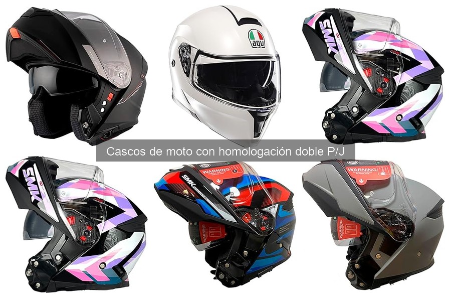 Beneficios del casco de moto homologado doble P/J