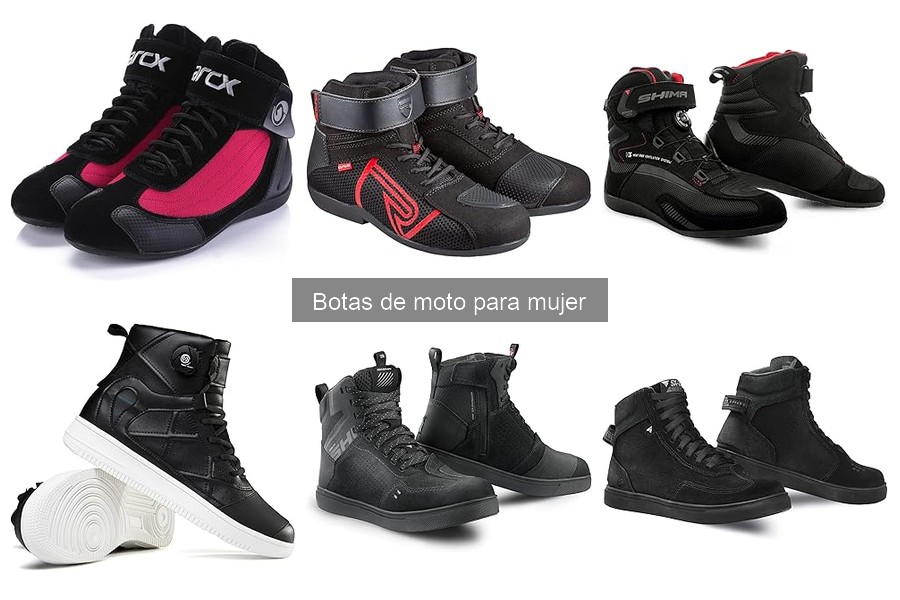 Botas de moto para mujer: características de seguridad clave