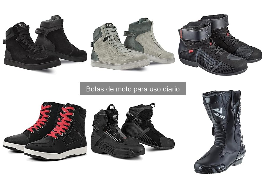 Botas de moto para uso diario: características y funciones
