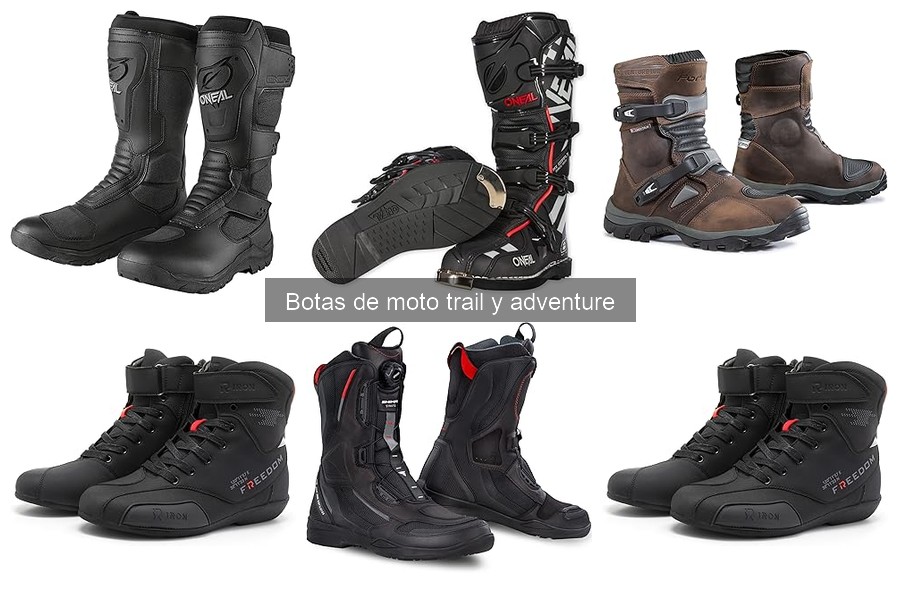 Botas de moto trail y adventure para principiantes: guía