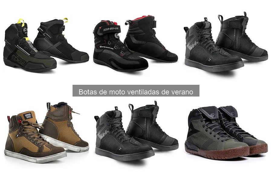 Botas de moto ventiladas vs impermeables: ¿Cuál elegir?