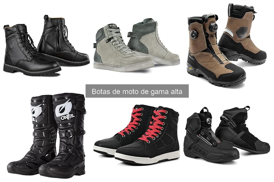 Características Clave de Botas de Moto de Gama Alta