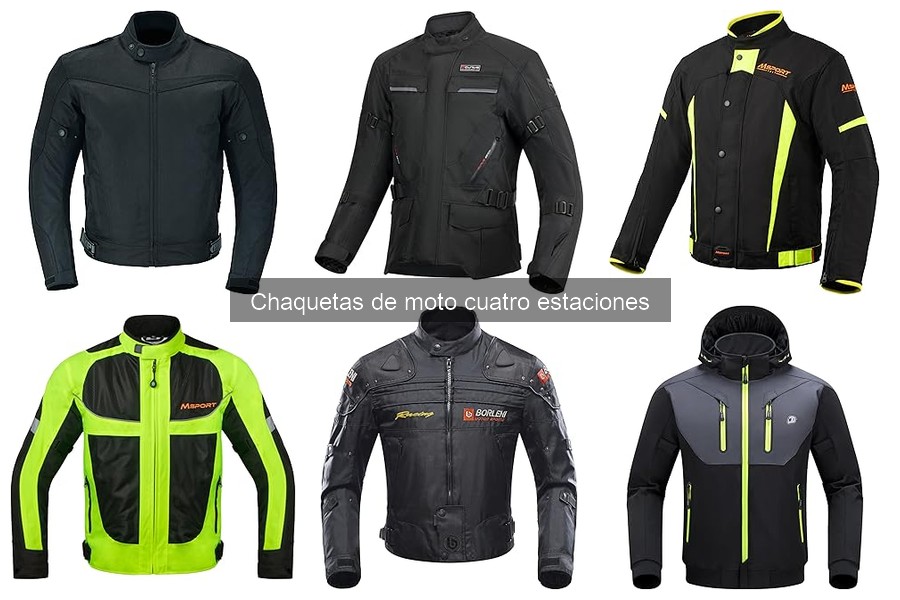 Características de Chaquetas de Moto Cuatro Estaciones