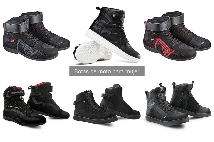 Características de las botas de moto para mujer
