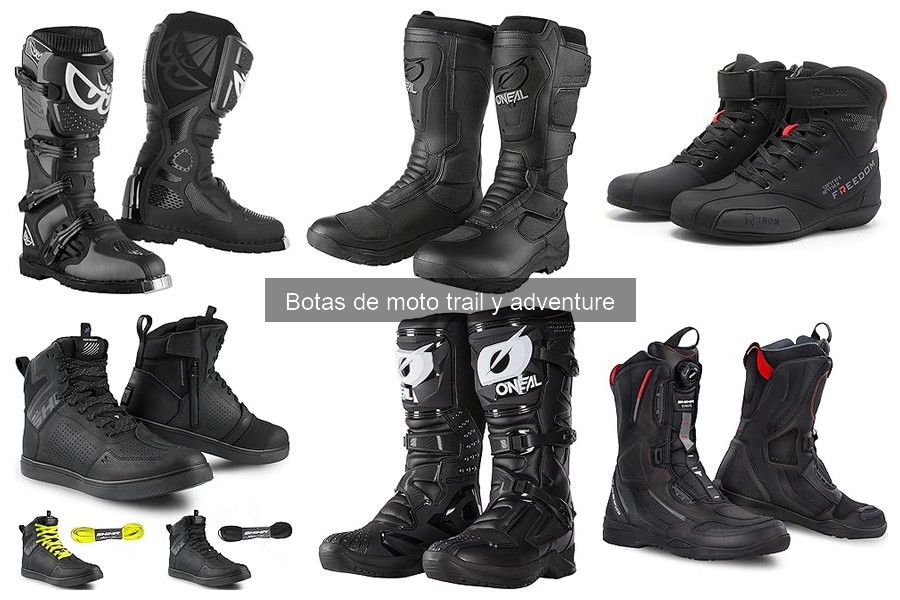 Características de las Botas de Moto Trail y Adventure