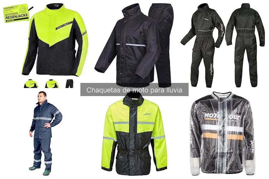 Características de una buena chaqueta de moto para lluvia
