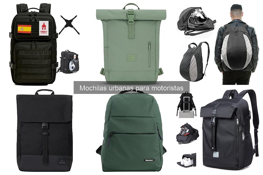 Características esenciales de mochilas urbanas para motoristas