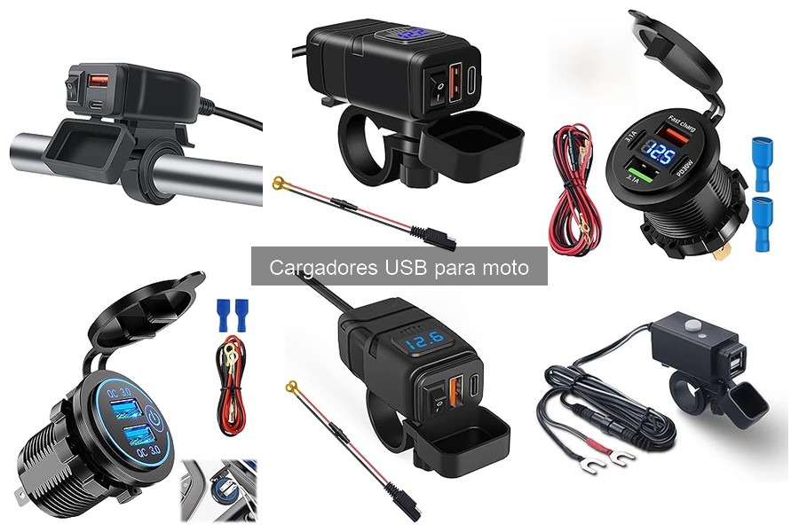 Carga rápida vs. estándar: Cargadores USB para moto