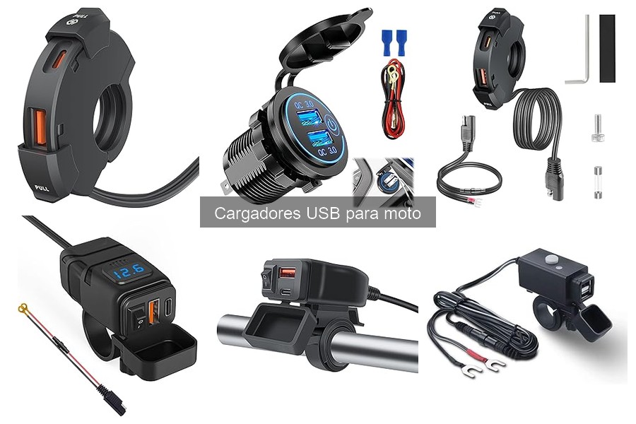 Cargadores USB para moto: Dispositivos que puedes cargar