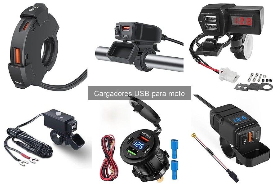 Cargadores USB recomendados para viajes largos en moto