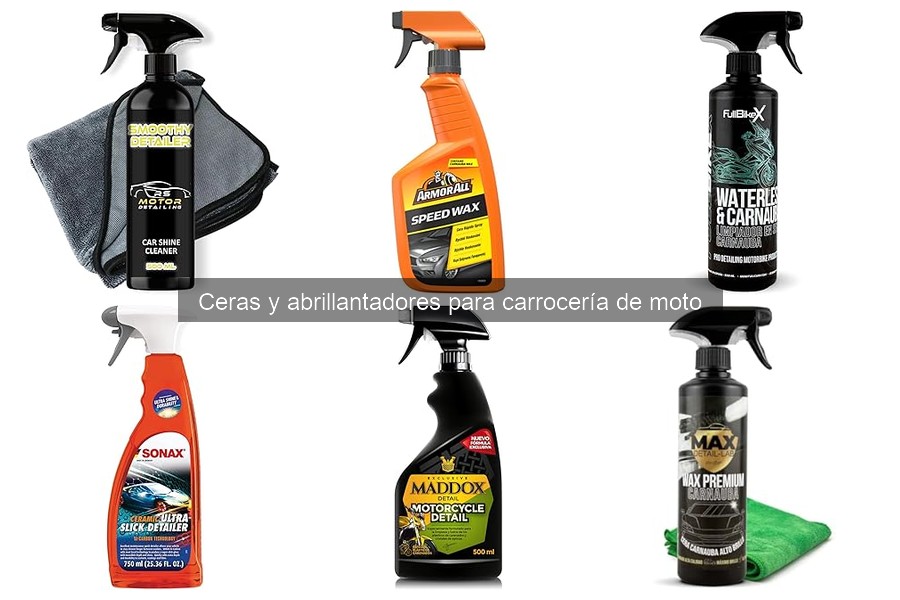 Ceras y abrillantadores ecológicos para motos: guía esencial