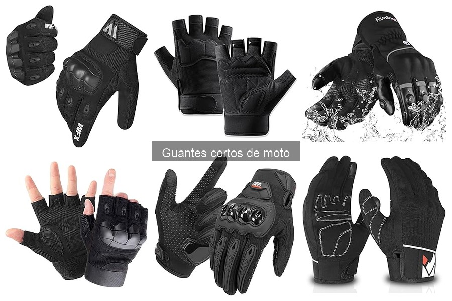 Climas fríos: Guantes cortos de moto para protección y confort