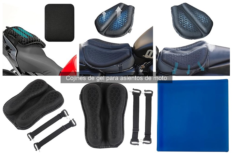 Cojines de gel vs. Cojines de memoria para moto: Test de comodidad