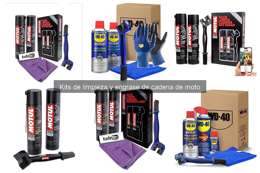 Cómo almacenar correctamente un kit de limpieza de cadena de moto