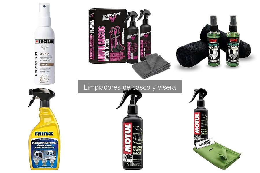 Cómo almacenar limpiadores de casco para moto de manera efectiva