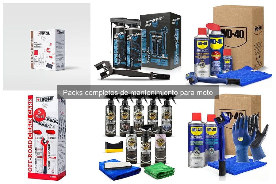 Cómo almacenar y cuidar un pack de mantenimiento para moto