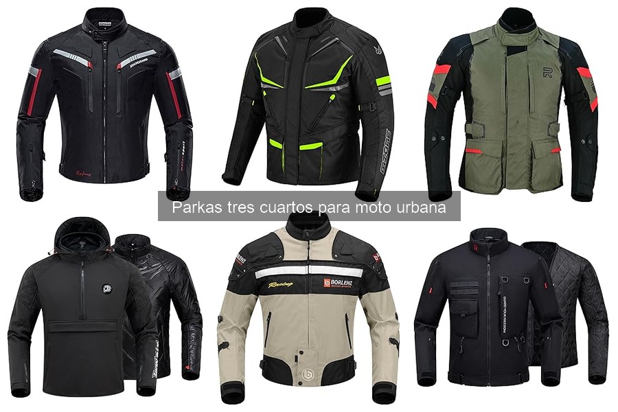 Cómo combinar tu parka tres cuartos para moto urbana