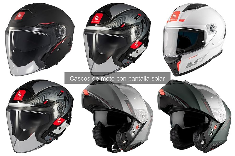 Cómo elegir el casco de moto con pantalla solar adecuado