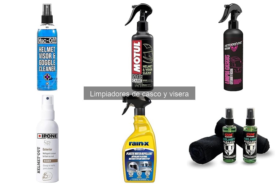 Cómo elegir el limpiador de casco y visera ideal