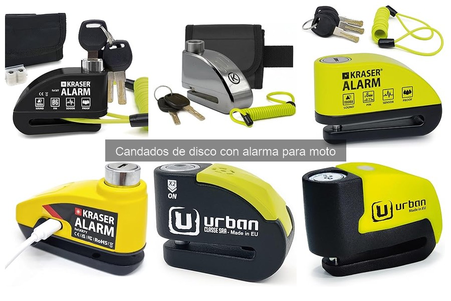 Cómo elegir el mejor candado de disco con alarma para moto