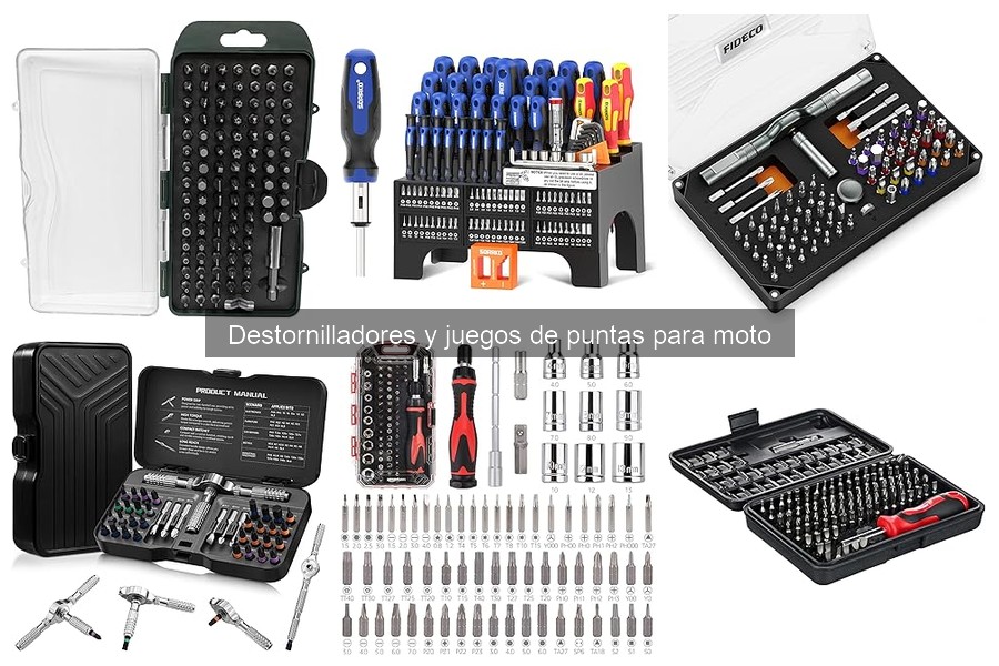 Cómo elegir el mejor juego de destornilladores para tu moto