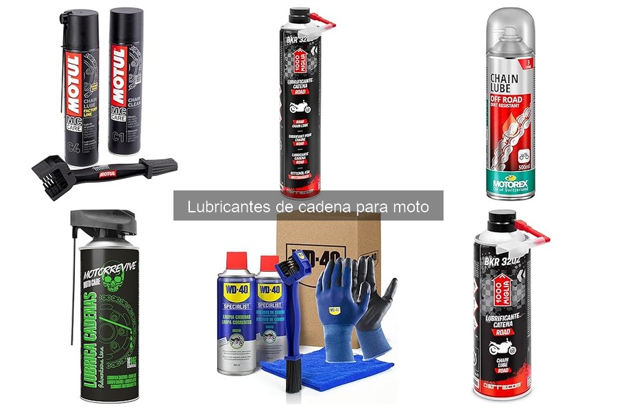 Cómo elegir el mejor lubricante de cadena para moto