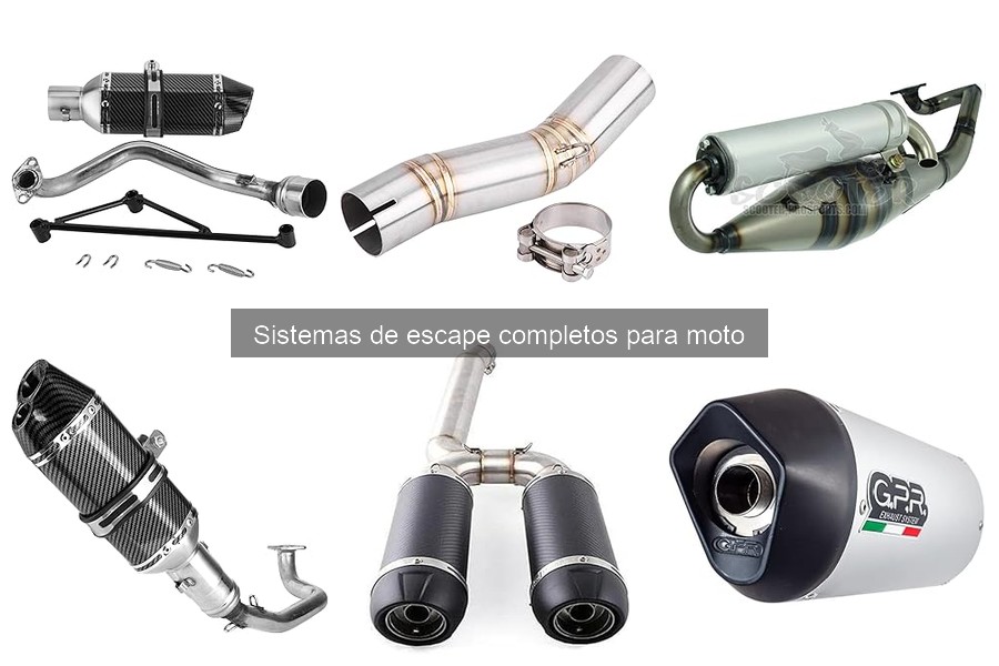 Cómo elegir el mejor sistema de escape completo para tu moto