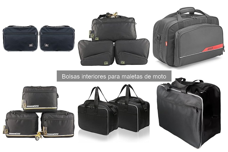 Cómo elegir el tamaño ideal de bolsas interiores para maletas de moto
