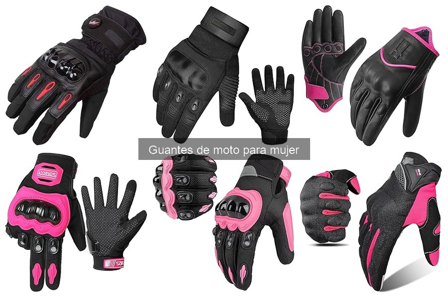 Cómo elegir guantes de moto para mujer: guía de compra