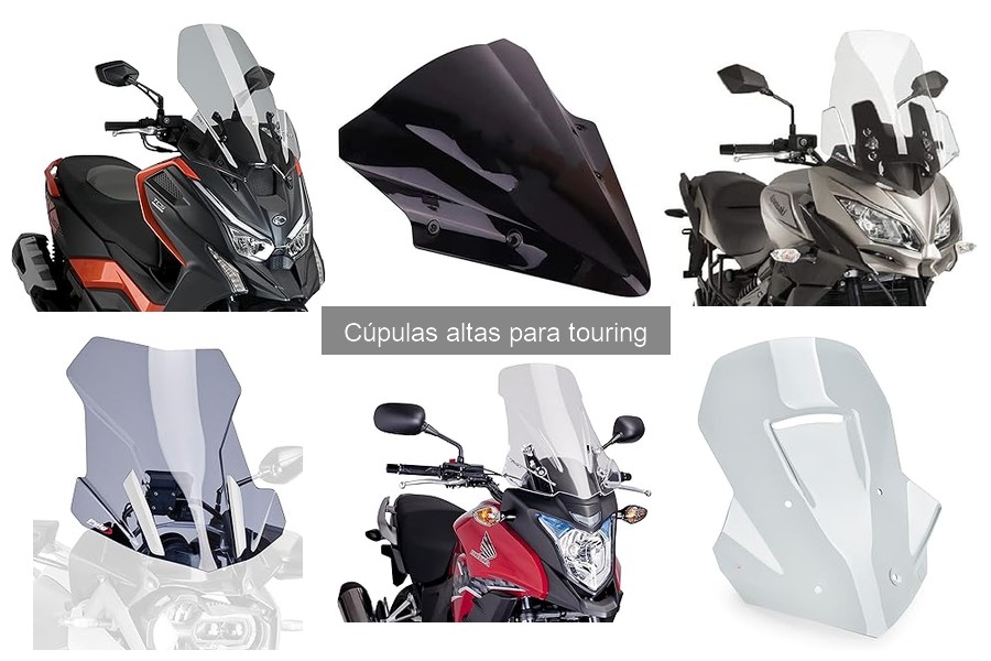 ** Cómo elegir la cúpula alta ideal para tu moto touring