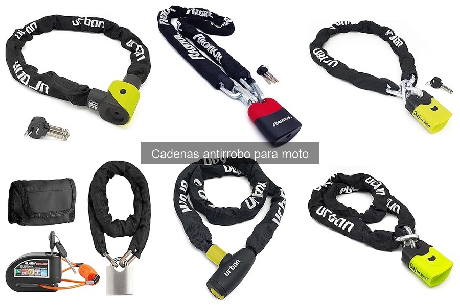 Cómo elegir la mejor cadena antirrobo para moto