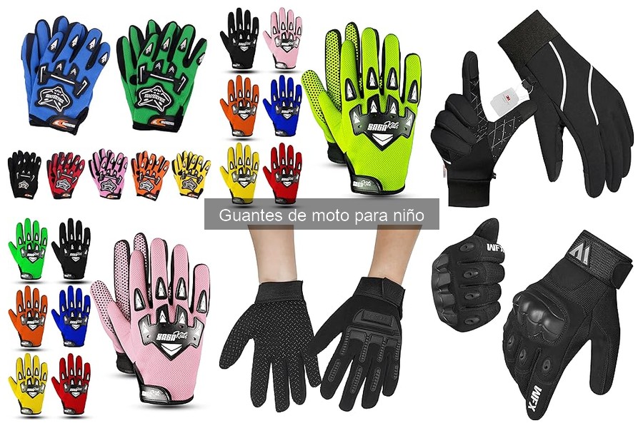 Cómo elegir la talla correcta de guantes de moto para niños