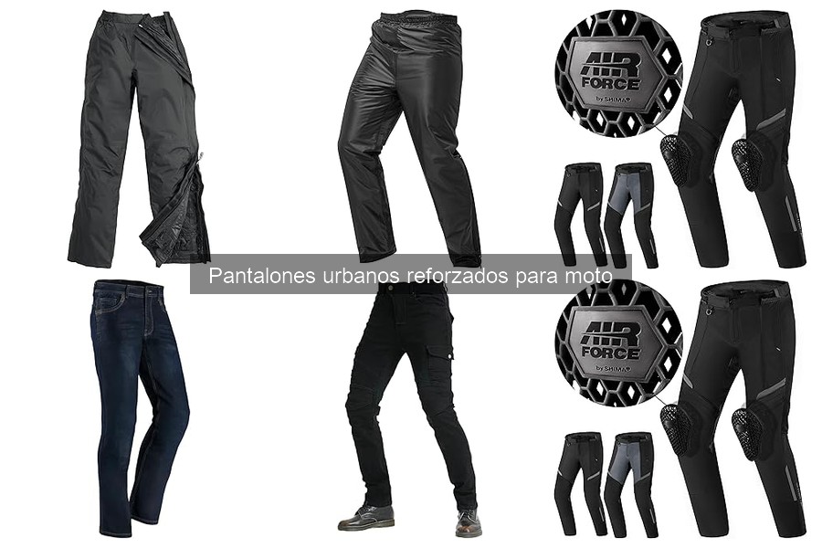 Cómo elegir pantalones urbanos reforzados para moto