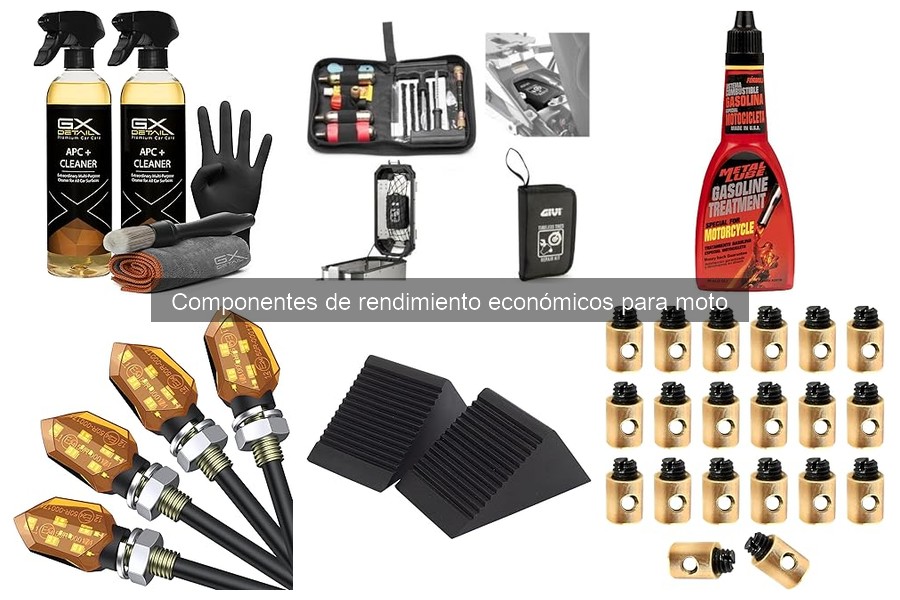 Cómo identificar componentes de rendimiento económicos para motos