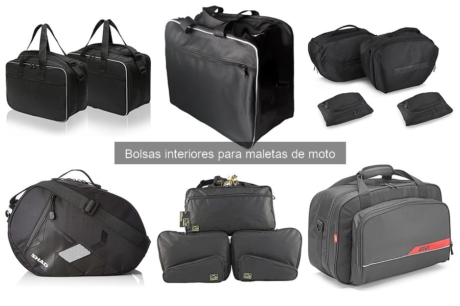 Cómo instalar bolsas interiores en maletas de moto