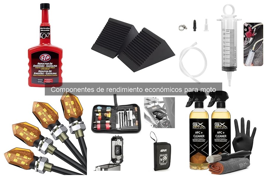 Cómo instalar componentes de rendimiento económicos en tu moto