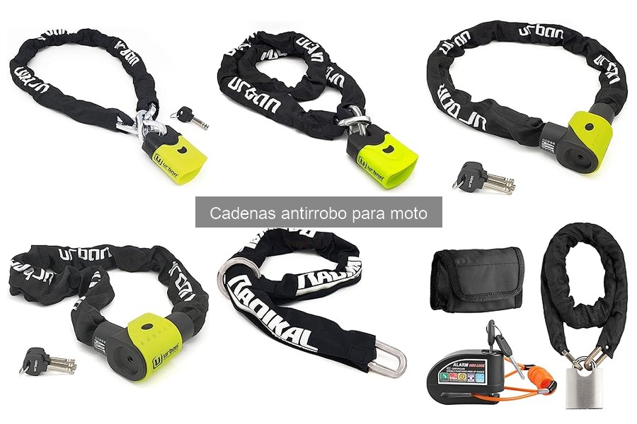 Cómo instalar correctamente una cadena antirrobo para moto