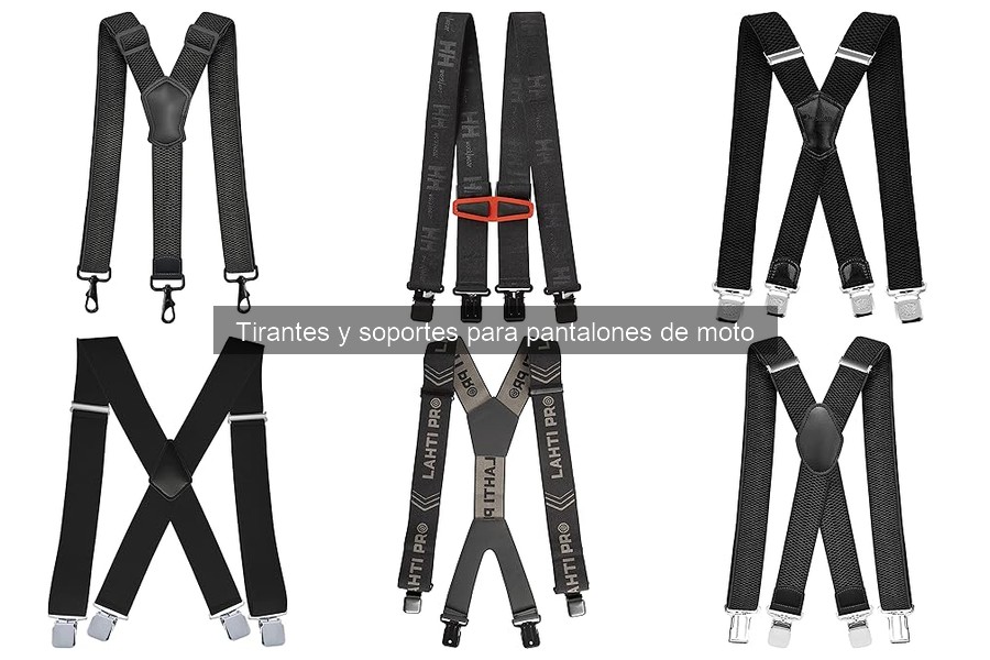 Cómo instalar tirantes en pantalones de moto fácilmente