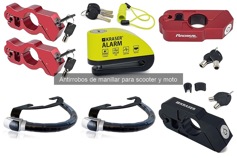 Cómo instalar un antirrobo de manillar para moto y scooter