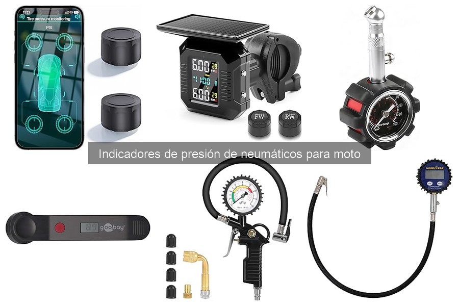 Cómo instalar un indicador de presión de neumáticos en moto