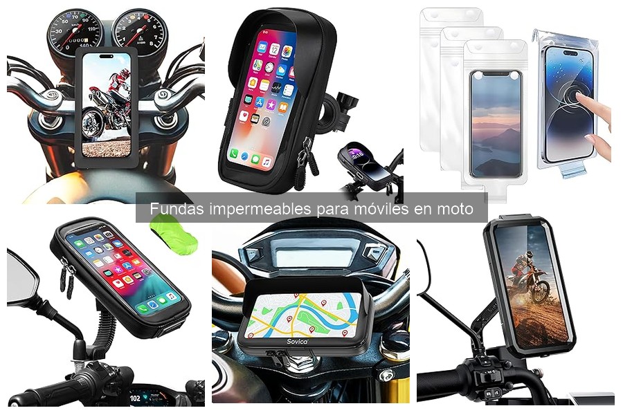 Cómo instalar una funda impermeable para móvil en moto