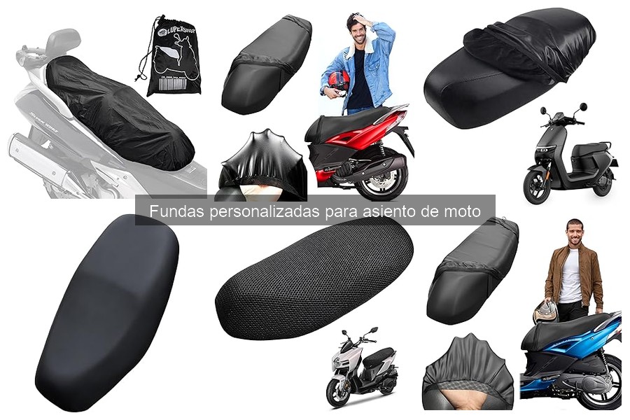 Cómo instalar una funda personalizada en el asiento de moto