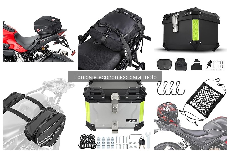 Cómo usar equipaje económico para moto de forma segura