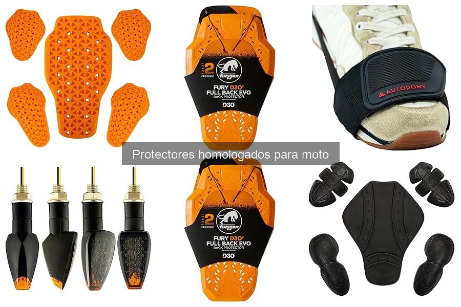 Cómo usar protectores homologados para moto de forma segura