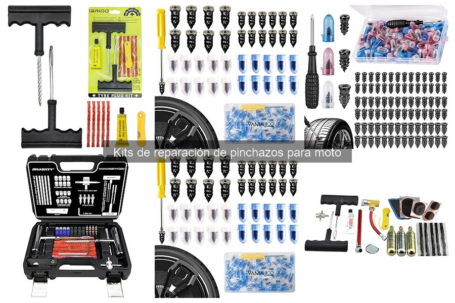Cómo usar un kit de reparación de pinchazos para moto