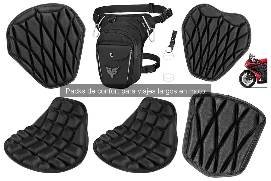 Cómo usar un pack de confort para viajes largos en moto