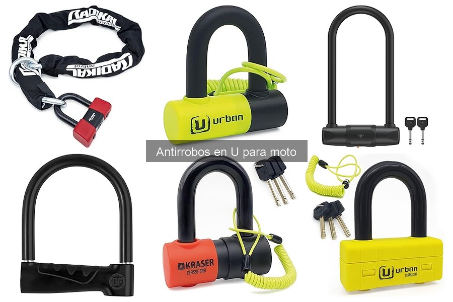 Comparativa: Antirrobos en U vs Cadenas y Discos para Motos