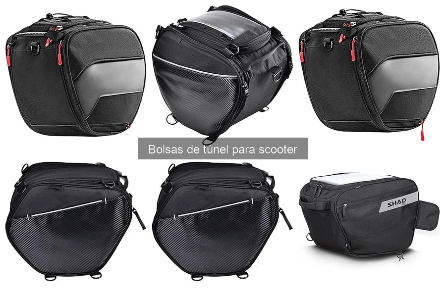 ** Comparativa: Bolsas de túnel vs Otros tipos de bolsas para scooter