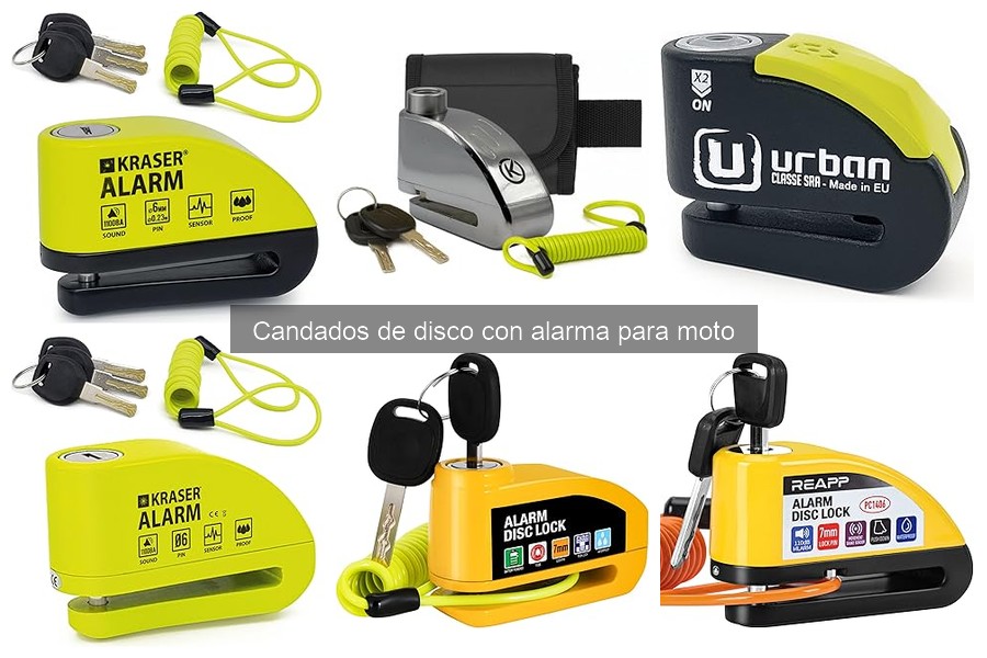 Comparativa: Candados de disco con alarma vs. otros candados